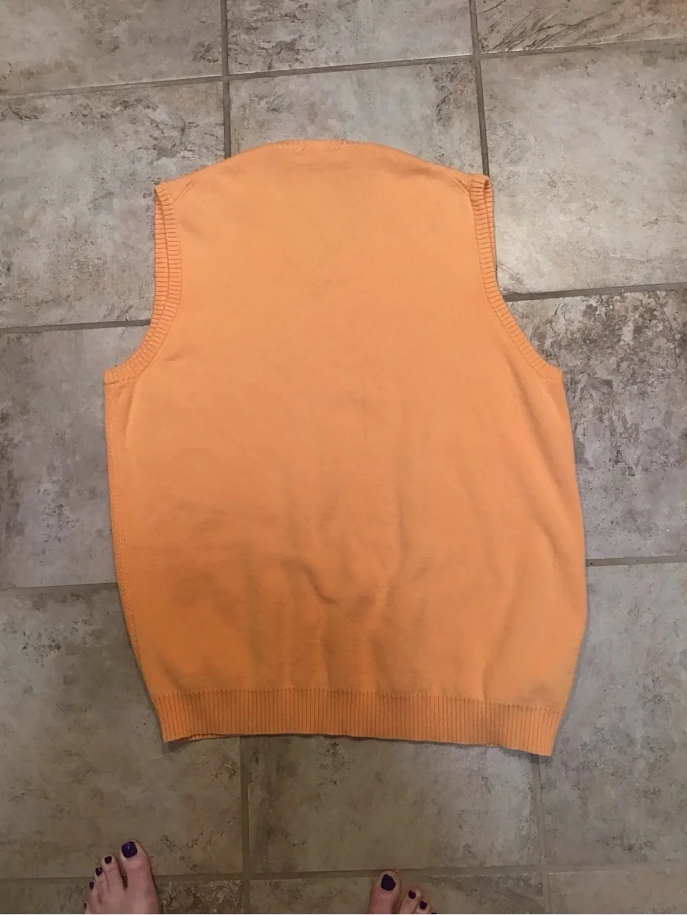 V Neck Sweater Vest, Large